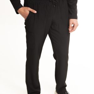 Black scrub pants Scrubs In Motion premium quality workwear