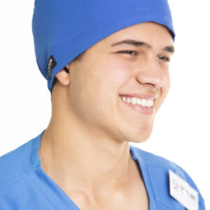 Royal blue scrub cap Scrubs In Motion durable and breathable design