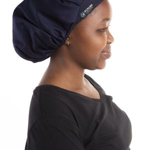 Navy scrub cap Scrubs In Motion adjustable professional headwear